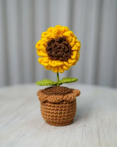 Sunflower Pot